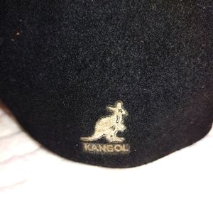 Kangol black x-large wool cap